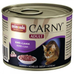 ANIMONDA Cat Carny Adult maitse: veise- ja lambaliha 200g