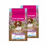 EUKANUBA Puppy&Junior Small/Medium Grain Free 2x12kg - 3% PIGIAU