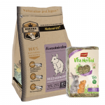 KORONA NATURY Natural-Vit toit rannikukaladele 750 g + VITAPOL Heina suurtele n&auml;rilistele 800 g