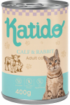 Katido Wet Cat Food Vasikaliha k&uuml;&uuml;likuga 400g