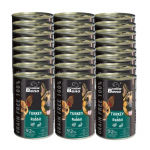 Super Beno GRAIN-FREE koeratoidud kalkuni ja k&uuml;&uuml;likuga kastmes, 24x415 g