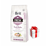 Brit Fresh kana ja kartuliga kutsikate tervisliku kasvu toit 12 kg + &uuml;llatus teie koerale