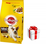 PEDIGREE Adult 2kg (v&auml;ikestele t&otilde;ugudele) - kuivtoit koertele kana ja k&ouml;&ouml;giviljadega
