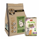 KORONA NATURY Natural-Vit toit t&scaron;int&scaron;iljadele 750 g + VITAPOL Heina suurtele n&auml;rilistele 800 g