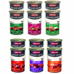 ANIMONDA GranCarno segu t&auml;iskasvanud koertele, erinevad maitsed, 12x400 g