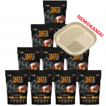 Delicious Life Junior koeratoit erinevates maitsetes, želees 10x500g + tasuta koera lakkumismatt