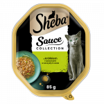 SHEBA&reg; Sauce Speciale 85g k&uuml;&uuml;liku, pardi ja k&ouml;&ouml;giviljadega - m&auml;rg kassitoit kastmes