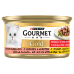 Purina Gourmet Gold l&otilde;he/kana kastmes 85g