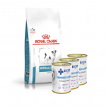 ROYAL CANIN Hypoallergenic Small Dog HSD24 1 kg + ENZO VET H&uuml;poallergeeniline toit j&auml;nesega koertele 3x400 g