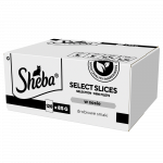 SHEBA Selection Select Slices Poultry Flavour Sachs 120x85 g - m&auml;rg t&auml;istoit t&auml;iskasvanud kassidele, kastmega