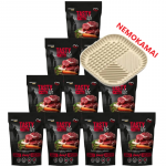 Tasty Dogs Life veiseliha-želee s&ouml;&ouml;t 10x500g + tasuta koera lakkumismatt