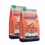 Marly & Dan Senior Dog keskmise ja suure t&otilde;ugu koertele v&auml;rske l&otilde;hega terviklik ja h&uuml;poallergeeniline 2x12 kg kuivtoit