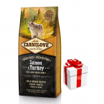 Carnilove l&otilde;he ja kalkun suurematele t&otilde;ugudele, t&auml;iskasvanud koertele 12 kg + &Uuml;llatus teie koerale