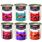 ANIMONDA Grancarno t&auml;iskasvanud koertele m&otilde;eldud toit erinevate maitsetega, 6x800 g