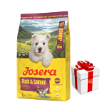 JOSERA Mini Junior Duck & Salmon 10 kg + &uuml;llatus teie koerale