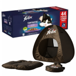 Felix žel&eacute;es MEAT MIX 44x85g kott + Kassitelk