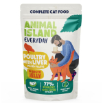 Animal Island Everyday &ndash; linnuliha ja maksaga suupisted želatiinis 85 g