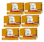 Purina Gourmet Gold t&uuml;kid kastmes (veiseliha, kalkun, l&otilde;he, kana) 72x85g