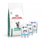 ROYAL CANIN Diabetic DS 46 3,5 kg + ENZO VET H&uuml;poallergeensed tooted kassidele, lambalihaga 3x100 g