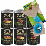 WILD FARM Monoproteiiniline segatud maitsed 6x400g h&uuml;poallergeeniline koeratoit