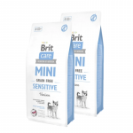 BRIT CARE Mini teraviljavaba tundlikele koertele 2x400g