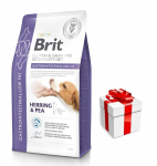BRIT GF Veterinary Diets koerale Gastrointestinal-Low Fat 2kg + DOG STRAIG