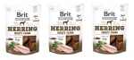 BRIT Jerky Snack Heeringas Lihapunktid 80g