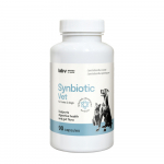 LAB-V Synbiotic Vet - seedetrakti tervise ja soolestiku mikrofloora toetamine koertele ja kassidele 90 kapslit