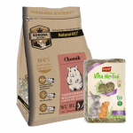 KORONA NATURY Natural-Vit toit rottidele 750 g + VITAPOL Heina suurtele n&auml;rilistele 800 g