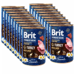 Brit Premium by Nature Junior kalkun maksaga 18x400g