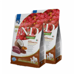 FARMINA N&D Quinoa koeratoit SKIN & COAT VENISON Adult Medium Maxi 2x7kg