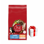 PURINA ONE Junior Medium/Maxi kutsikatoit, rikkalikult kana ja riisiga, 7 kg + &uuml;llatus teie koerale