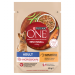 PURINA ONE Adult Mini/Small Toit t&auml;iskasvanud koertele 85 g