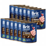 Brit Premium by Nature Cons. Kana s&uuml;damikega 12x800g