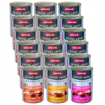 ANIMONDA GranCarno Sensitive t&auml;iskasvanud koertele, erinevad maitsed, 18x400 g