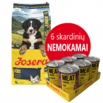 JOSERA Junior Kids 12,5 kg + TASUTA JOSERA Meatlovers Pure komplekt 6x400 g!
