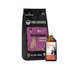 Paka Zwierzaka - Seventh Heaven - Sealiha pirniga S 9 kg + Lab-V 100% l&otilde;he&otilde;li koertele ja kassidele igas vanuses 500 ml k&uuml;lmpressitud