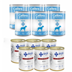 Calibra Veterinary Diets Dog Hepatic 6x400g + ENZO VET Hepatic koerte maksahaiguste raviks 6x400g
