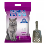 Premium Cat Clumping Bentonite Litter - LAVENDER kassiliiv 20L + tasuta liivak&uuml;hvel