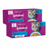Whiskas Adult 160x85g M&auml;rg kassitoit Kala maiustused želees