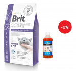 BRIT GF Veterinary Diets Cat Gastrointestinal-Low Fat 5kg + LAB V l&otilde;he&otilde;li koertele ja kassidele 500ml