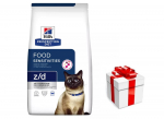HILL'S PD Prescription Diet Feline z/d toiduainete &uuml;litundlikkus 1,5 kg + &uuml;llatus teie kassile