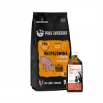 Paka Zwierzaka - Seventh Heaven - Sealiha k&otilde;rvitsaga L 9 kg + Lab-V 100% l&otilde;he&otilde;li koertele ja kassidele igas vanuses 500 ml k&uuml;lmpressitud