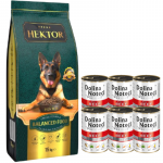 HEKTOR BALANCED T&auml;iskasvanud 15 kg + Dolina Noteci PREMIUM palju veiseliha 6x400g