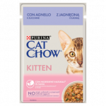 CAT CHOW Kitten lambaliha ja suvik&otilde;rvitsaga kastmes 85g