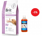 BRIT GF Veterinary Diets Dog Ultra-Hypoallergeensed Insect 12kg + LAB V l&otilde;he&otilde;li koertele ja kassidele 500ml
