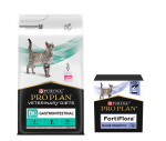 PURINA Veterinary PVD LT seedetrakti kassidele 5 kg + PURINA PVD FortiFlora kassidele 30 kotikest