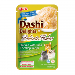 INABA Dashi Delights Delicate Flakes Chicken with Tuna & Scallop Retsept 40g