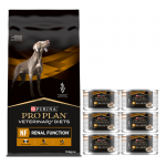 PURINA Veterinary PVD NF neerufunktsioon 12 kg + PURINA Veterinary 6x195 g
