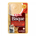 INABA Cat Ciao Bisque - kana ja veiseliha maitsestatud lisatoit kassidele 40g